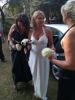 Bridesmaid Bouquet 2 Angi Murphy and Trevor Franzel at Bush lodge of Zebra